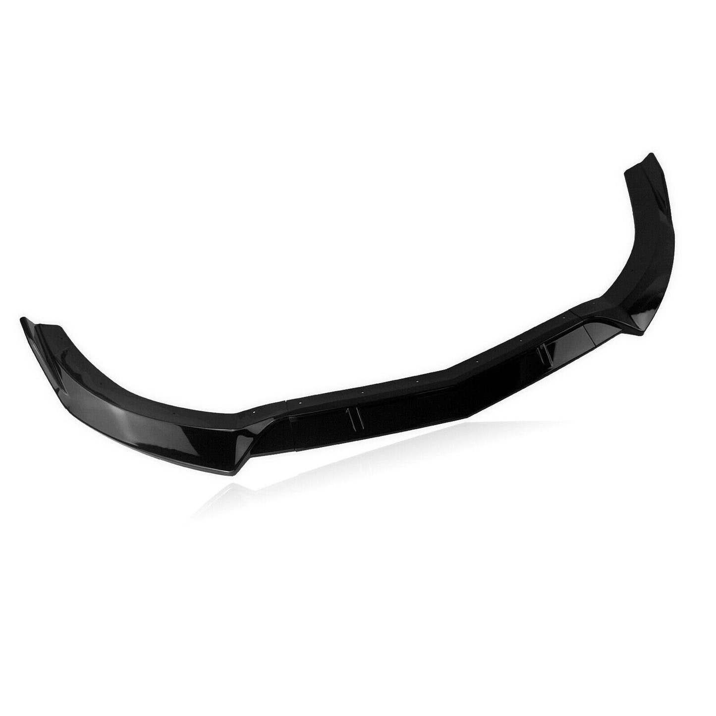 Car Glossy Black Front Bumper Spoiler Lip For Mercedes Benz CLS W218 2015-2018