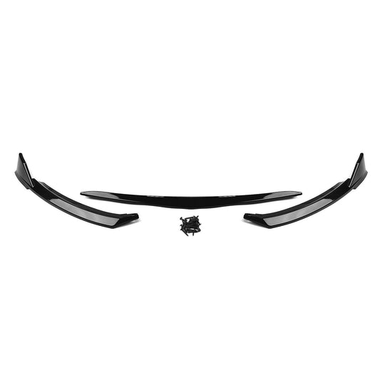 1Set Car Front Bumper Spoiler Splitter Kit For Toyota GR86 2022-2023 Gloss Black