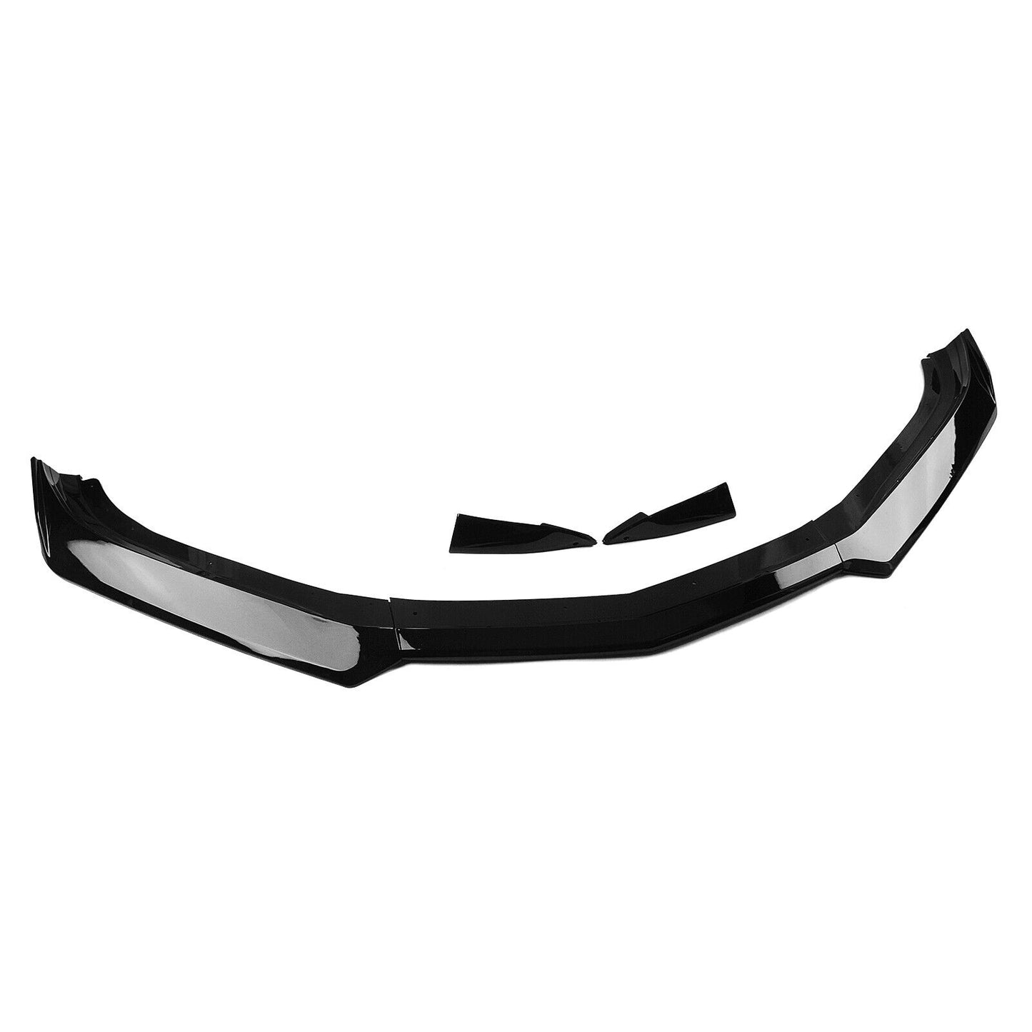 5Pcs Front Bumper Spoiler Lip Kit For Chevy Camaro 2016 2017-2022 Glossy Black