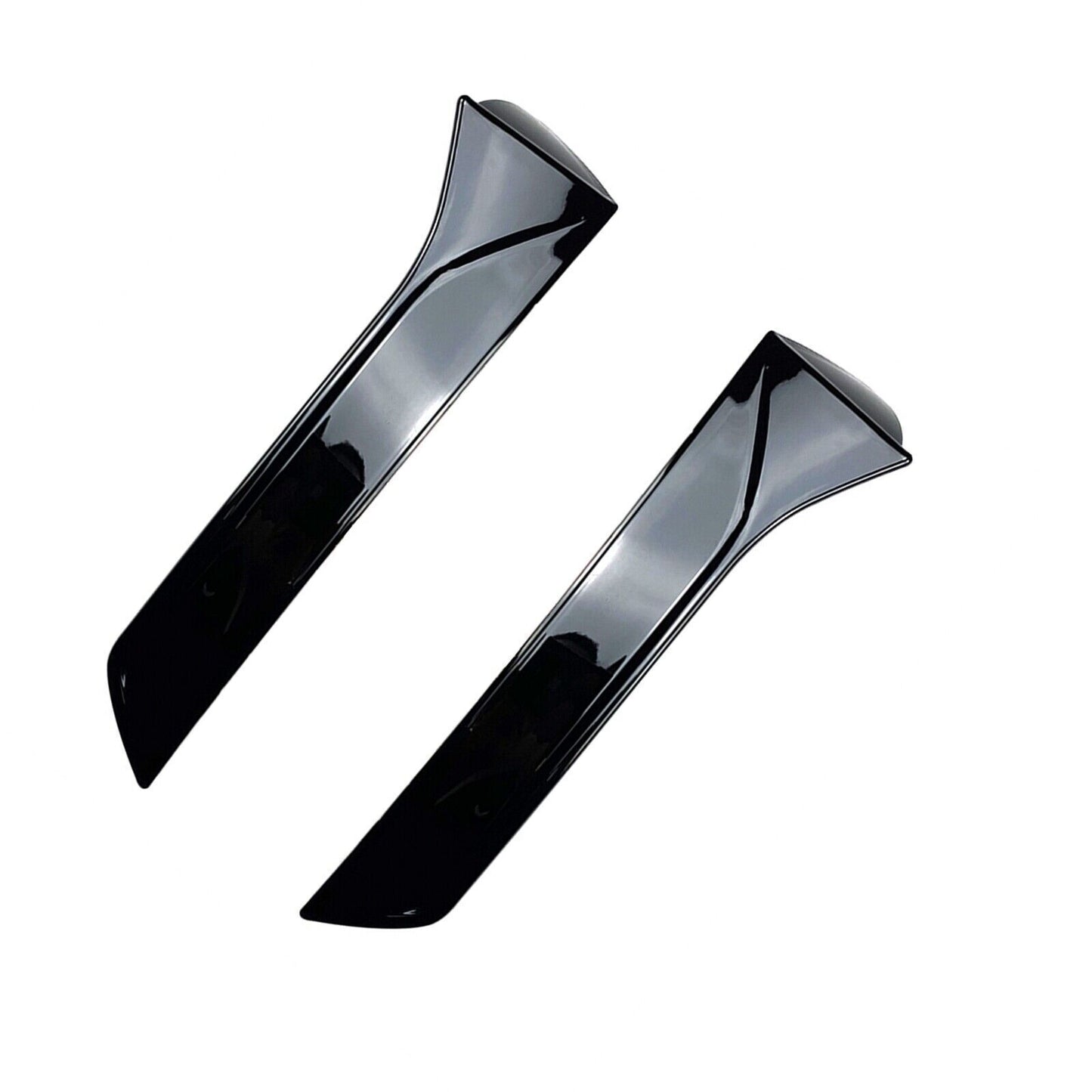 2Pcs Gloss Black Rear Side Spoiler Wing For Seat Leon FR MK3 MK3.5 2013-2021