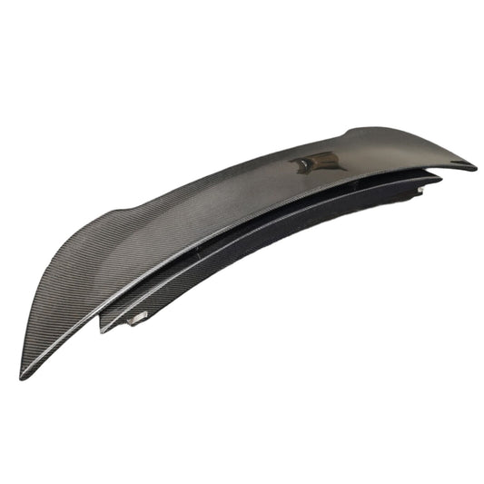 1x Carbon Fiber Rear Trunk Spoiler Wing Lip For Porsche Panamera 970.1 2010-2013