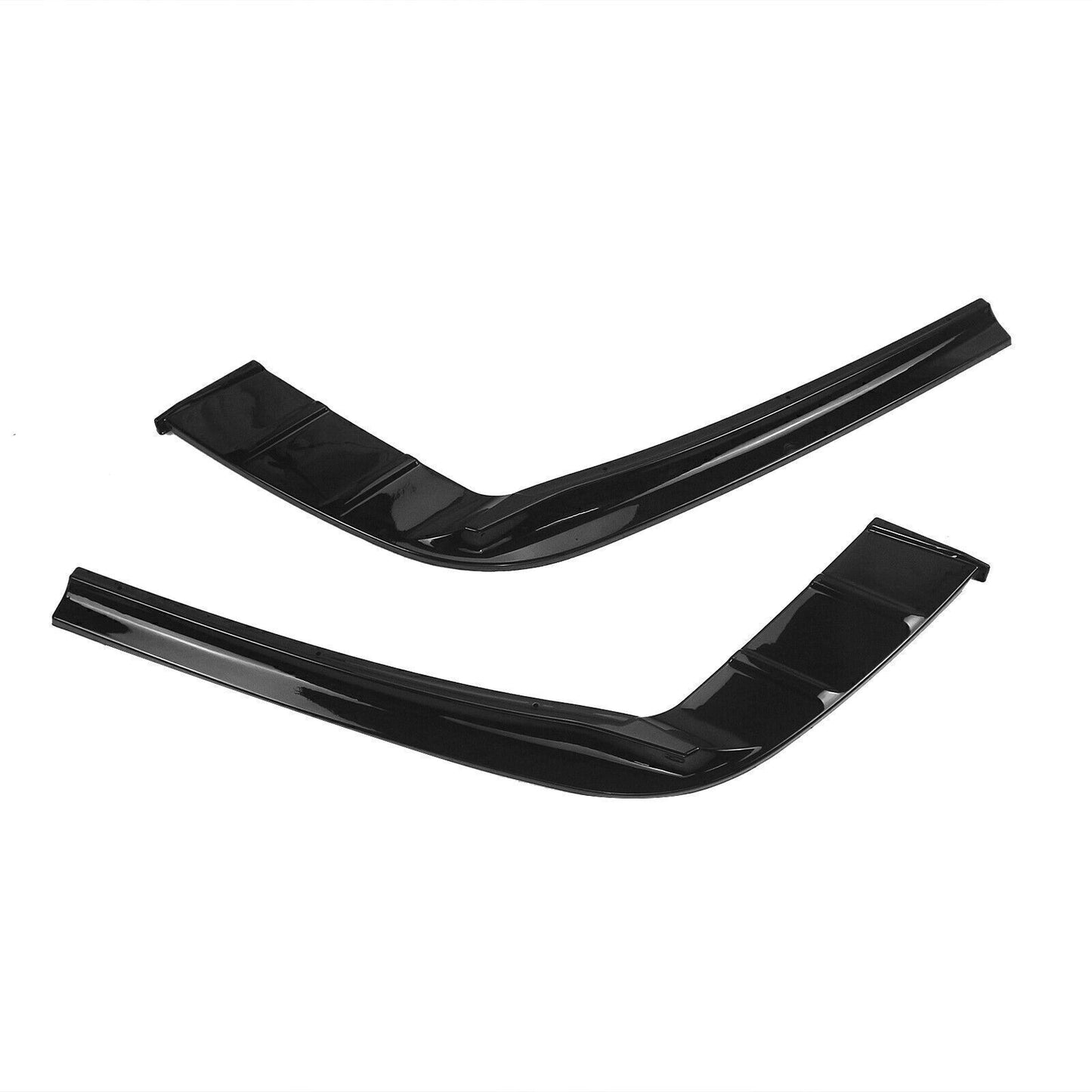Black Rear Bumper Diffuser W/Light +Side Splitter Set For Honda Accord 2018-2022
