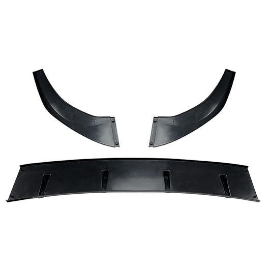 3x Front Bumper Spoiler Lip For Volkswagen Golf 8 MK8 GTI Rline 2020-2023 Black