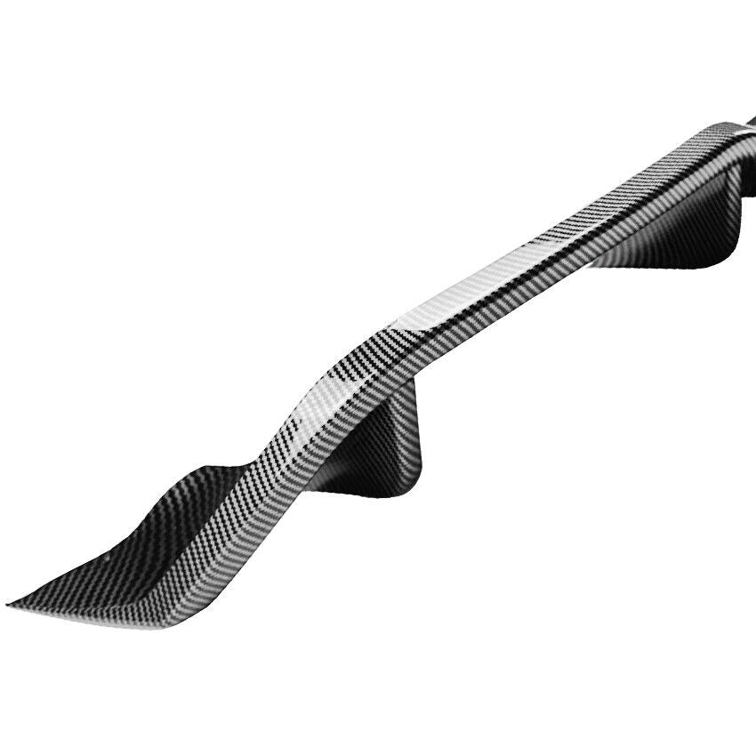 Car Rear Bumper Diffuser Lip For Ford Fiesta ST MK6 2012-2017 Carbon Fiber Look