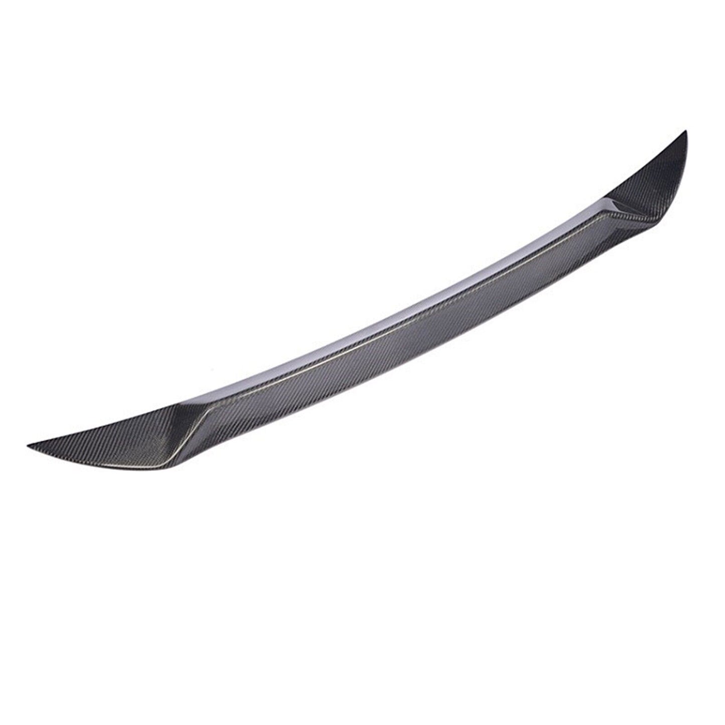 Rear Trunk Spoiler Middle Wing For Maserati Levante 4-Door 2016-17 Carbon Fiber