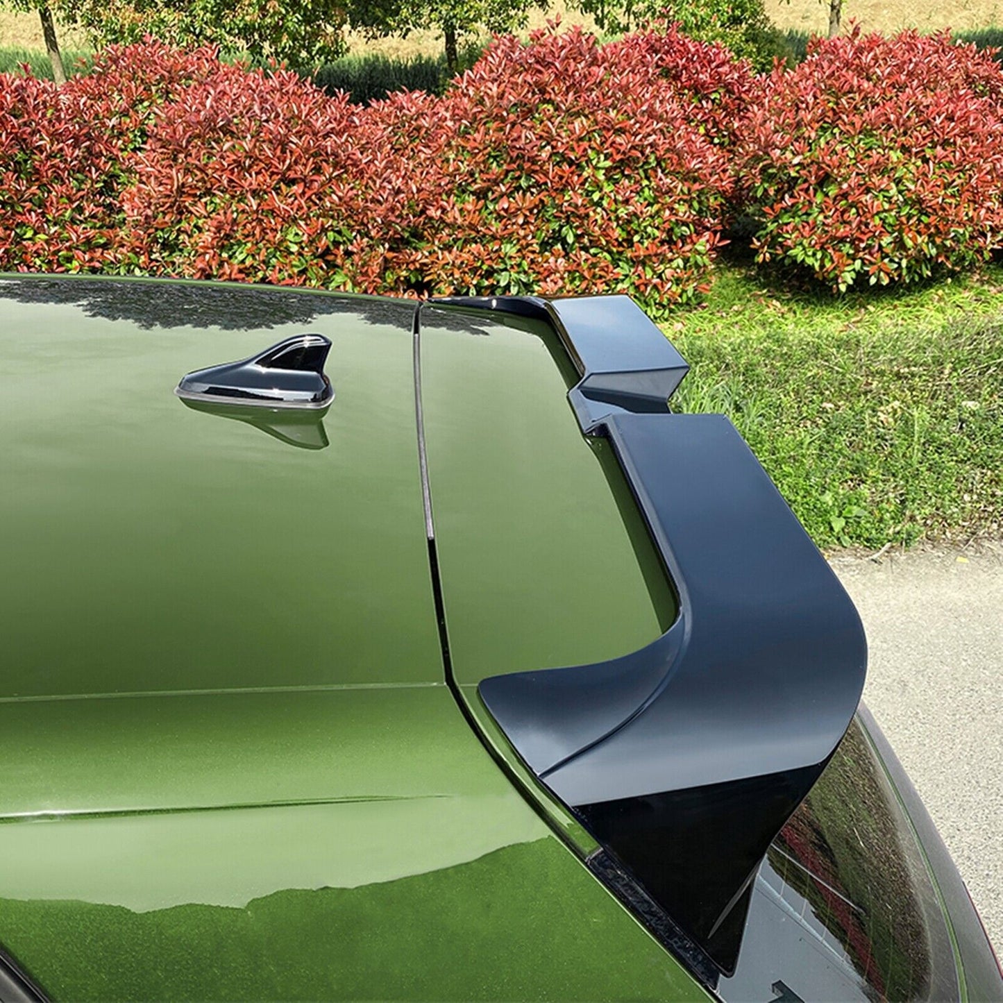 Rear Trunk Lip Wing For VW Golf 8 MK8 GTI R GTD GTE R Line Hatchback 20-23 Black