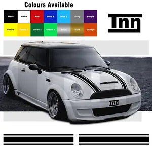 Bonnet Stickers For MINI One MINI Cooper Sticker Vinyl Graphics Decals Livery A